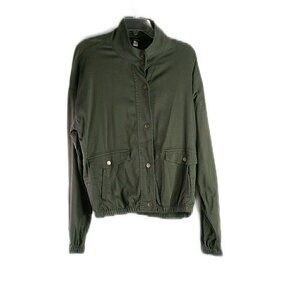 Supplies - Long Sleeve Olive Green Cargo Style Jacket - Size Medium